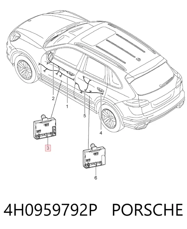  4H0959792P Porsche