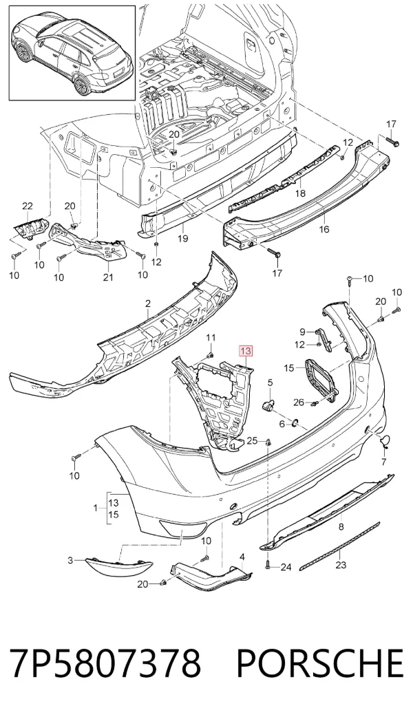  7P5807378 Porsche