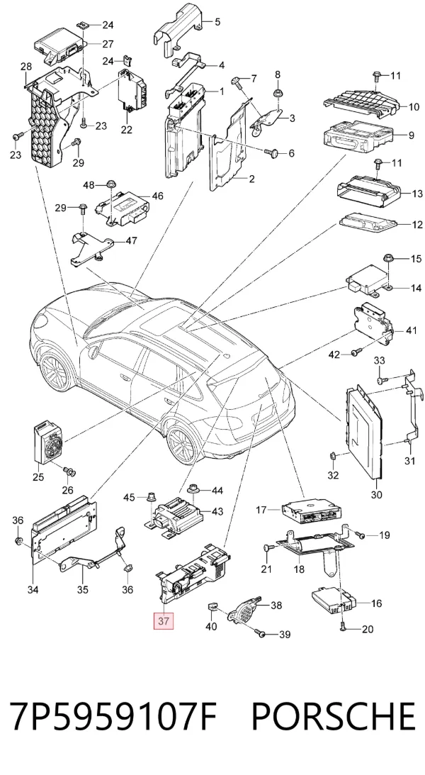  7P5959107F Porsche