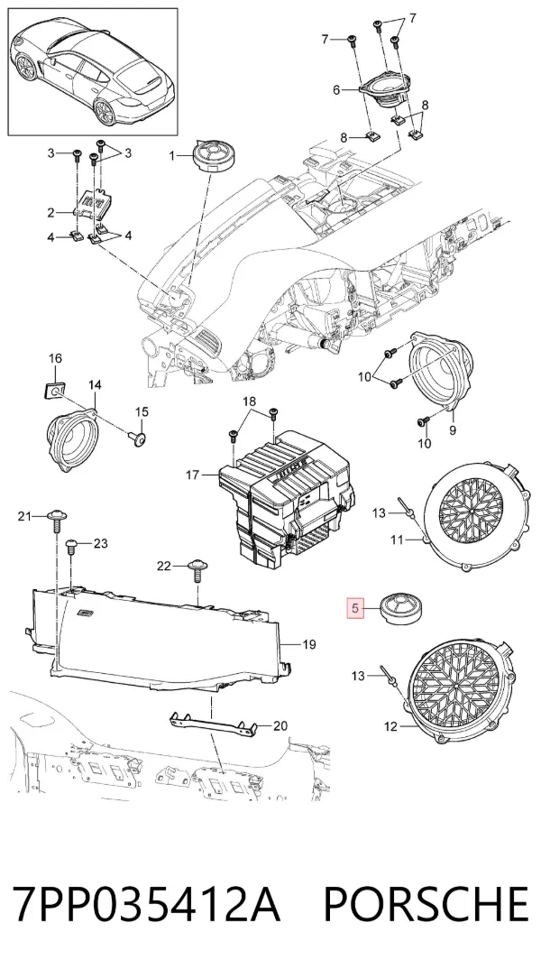  7PP035412A Porsche