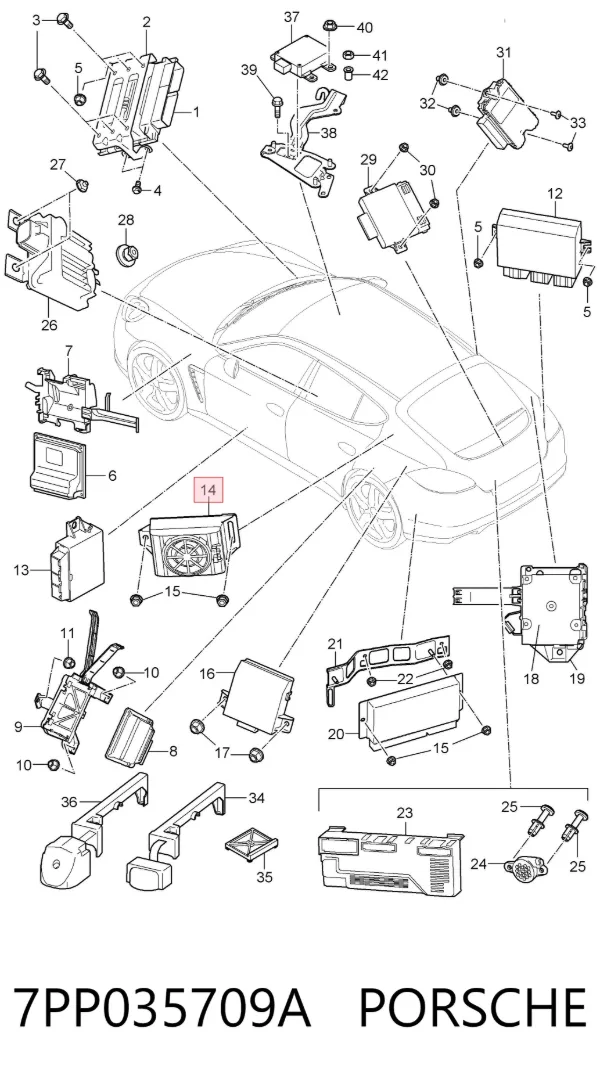  7PP035709A Porsche