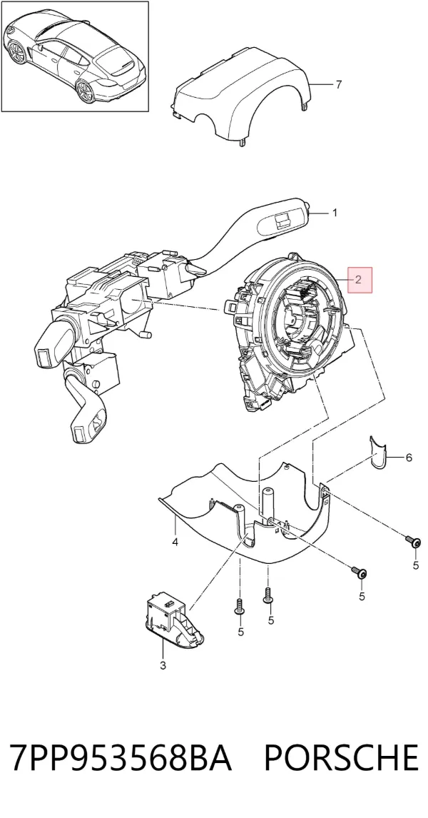  7PP953568BA Porsche