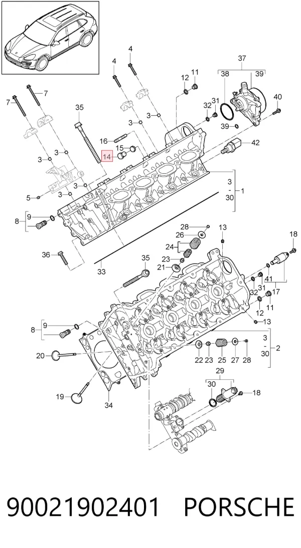  90021902401 Porsche