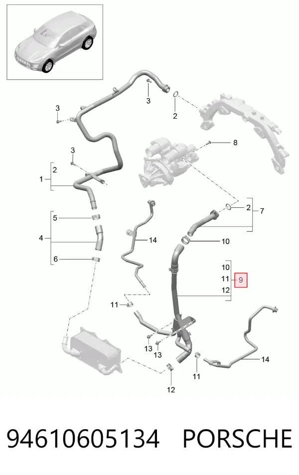 94610605134 Porsche