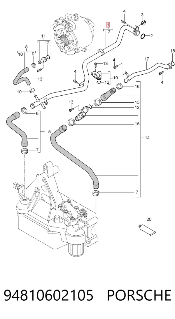  94810602105 Porsche