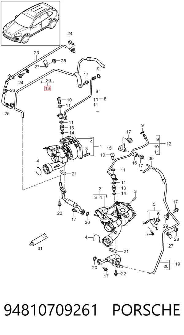  94810709261 Porsche