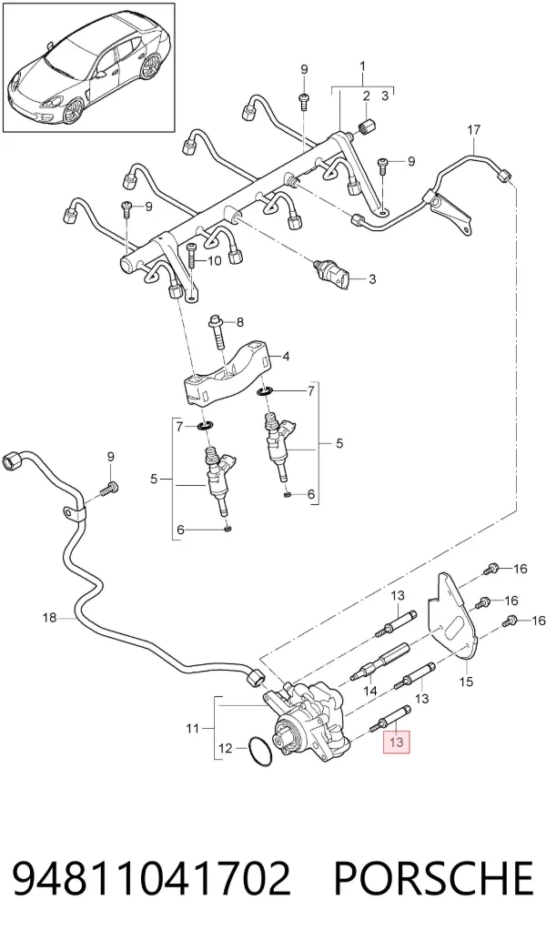  94811041702 Porsche