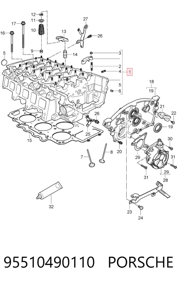  95510490110 Porsche