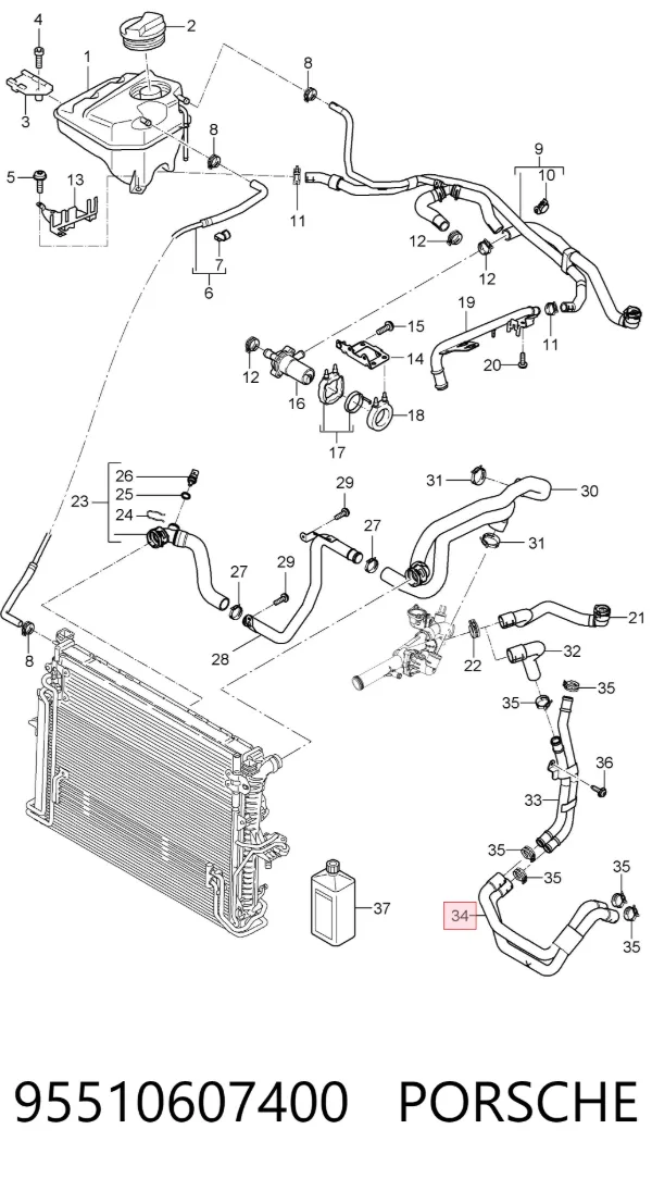  95510607400 Porsche