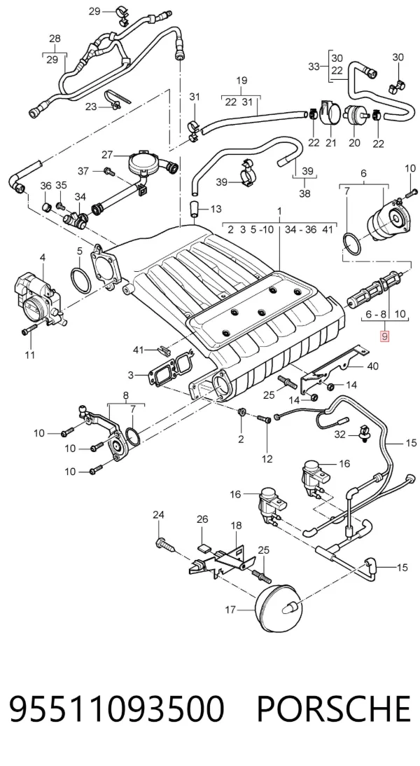  95511093500 Porsche
