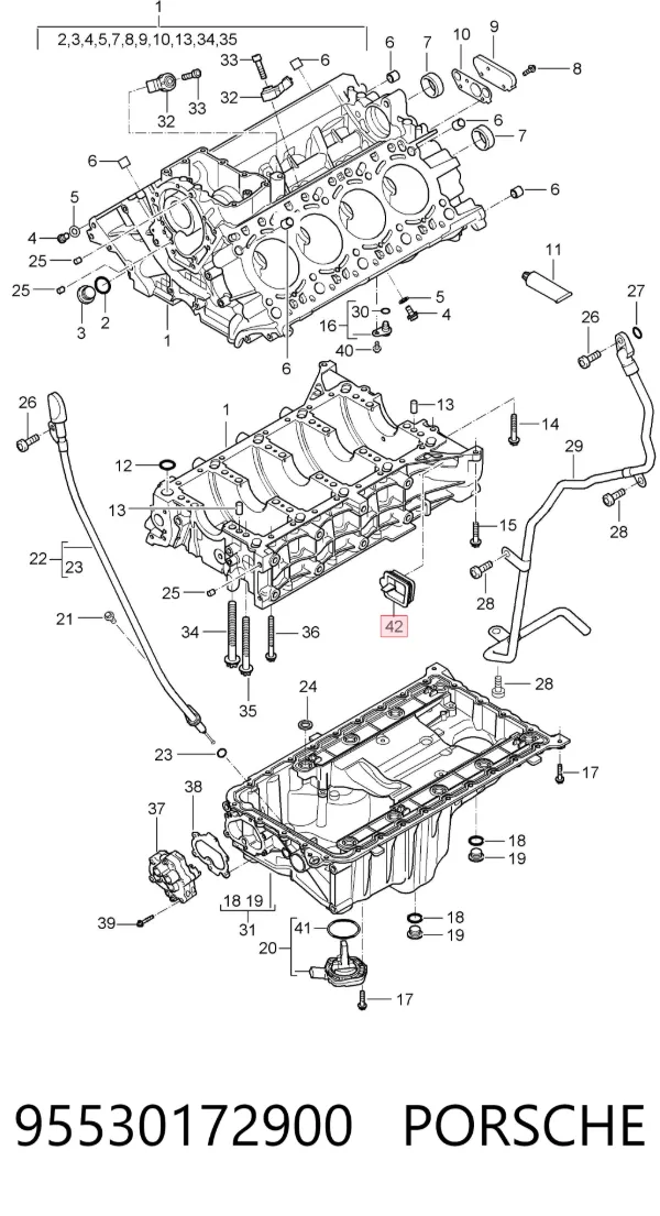  95530172900 Porsche