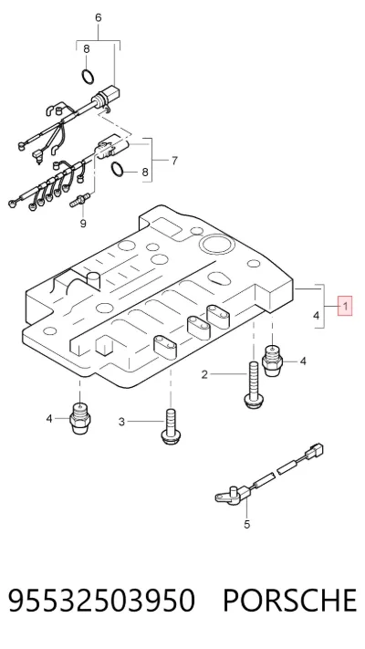 Гидроблок АКПП PORSCHE 95532503950