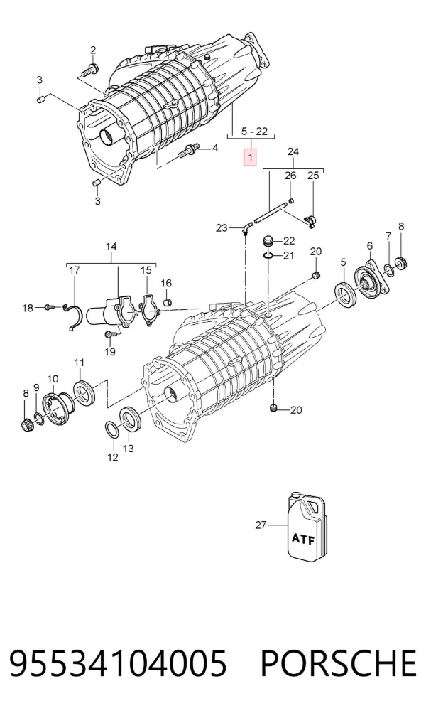  95534104005 Porsche