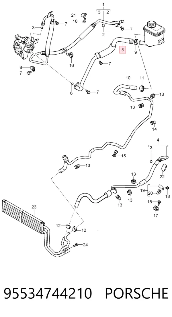  95534744210 Porsche