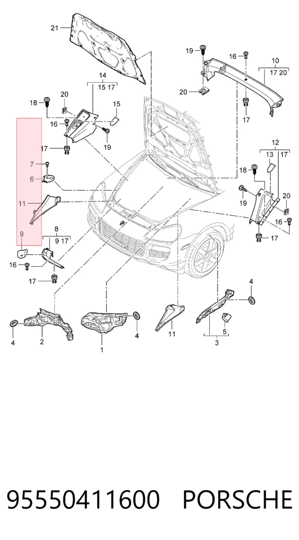  95550411600 Porsche
