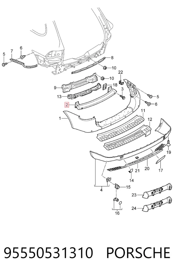  95550531310 Porsche