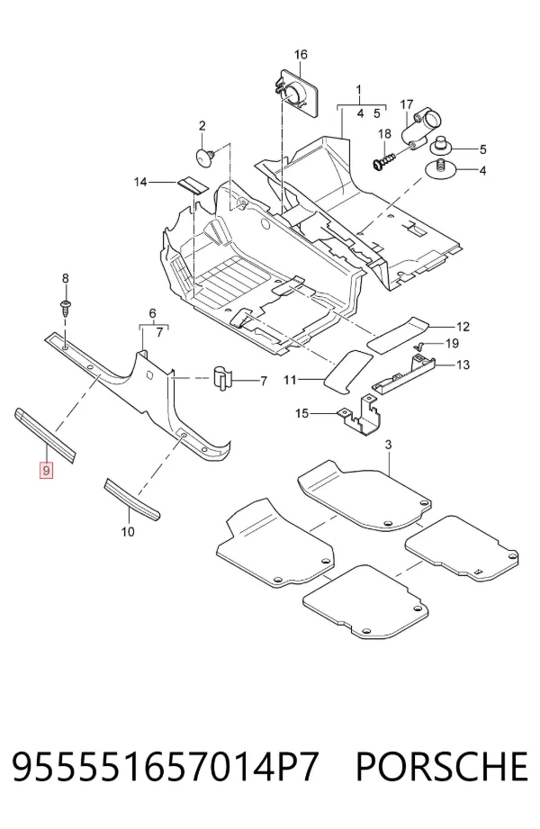  955551657014P7 Porsche