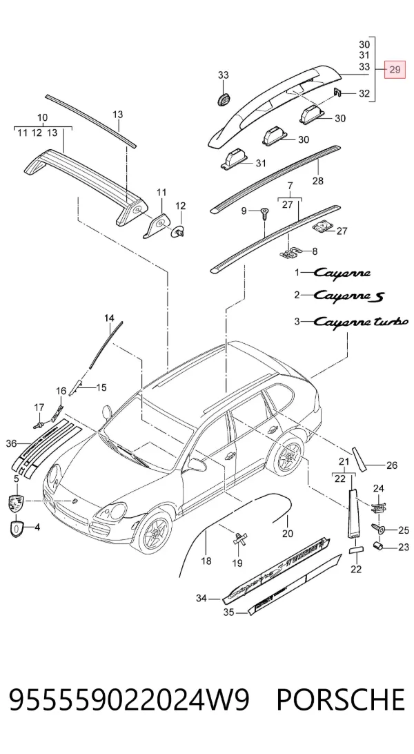  955559022024W9 Porsche