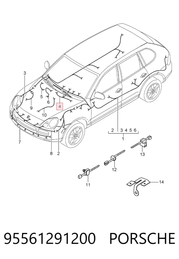  95561291200 Porsche
