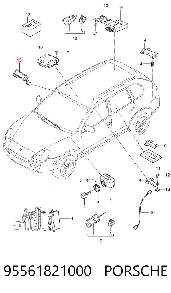  95561821000 Porsche