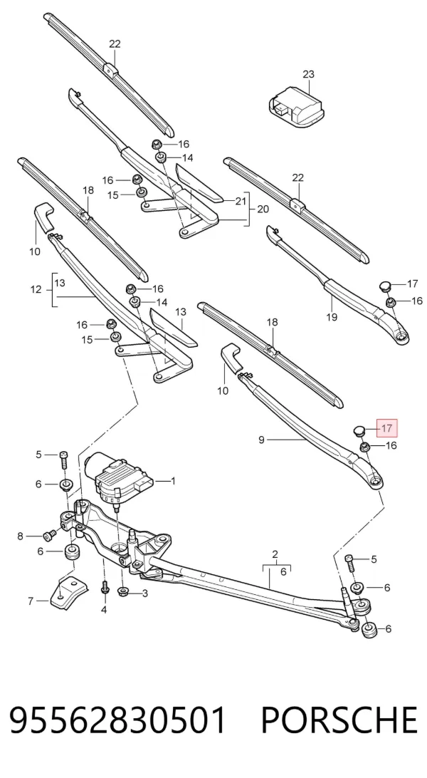  95562830501 Porsche