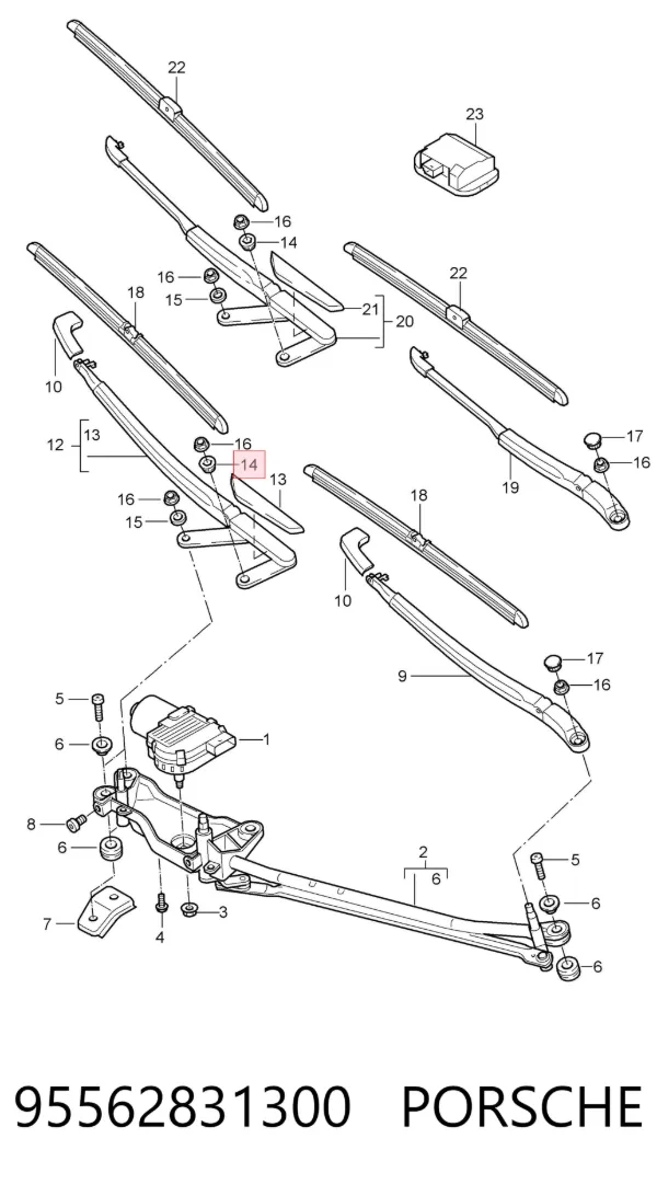  95562831300 Porsche