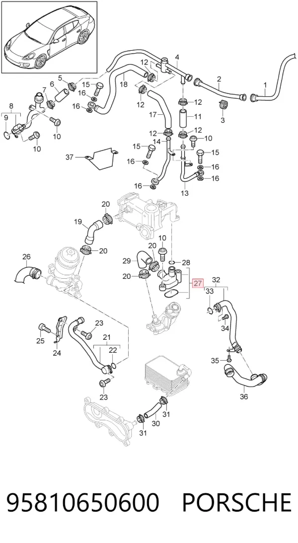  95810650600 Porsche
