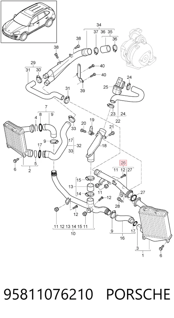  95811076210 Porsche