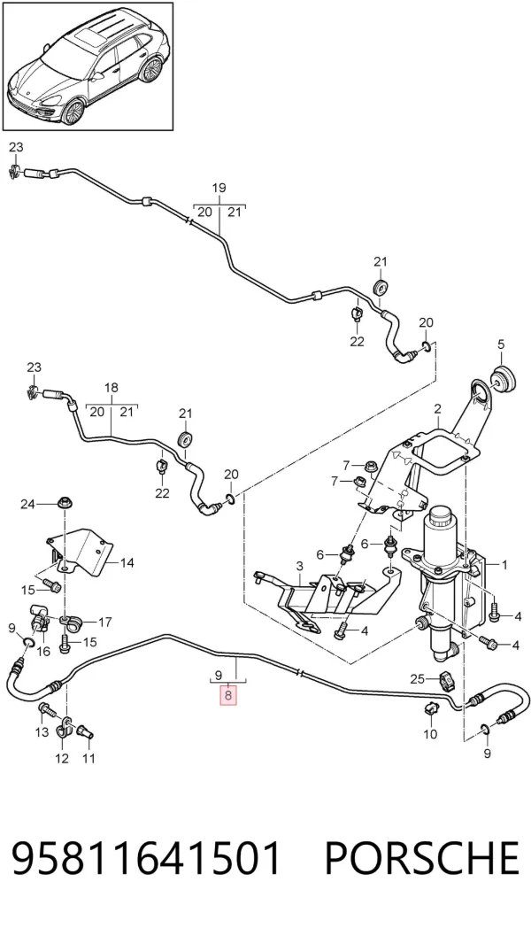  95811641501 Porsche
