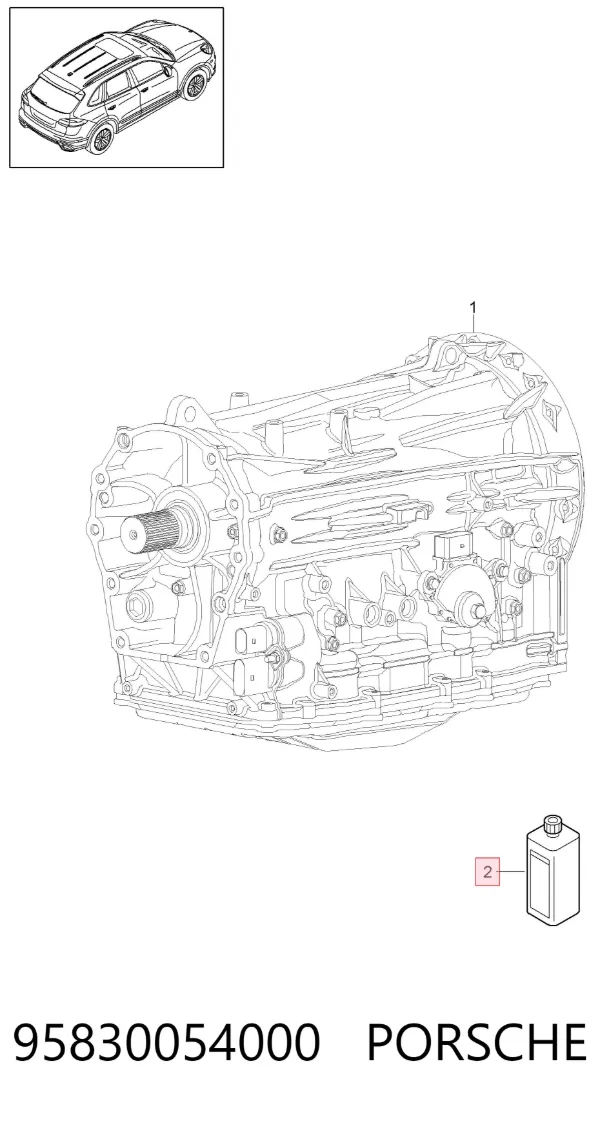 Трансмиссионное масло 95830054000 Porsche