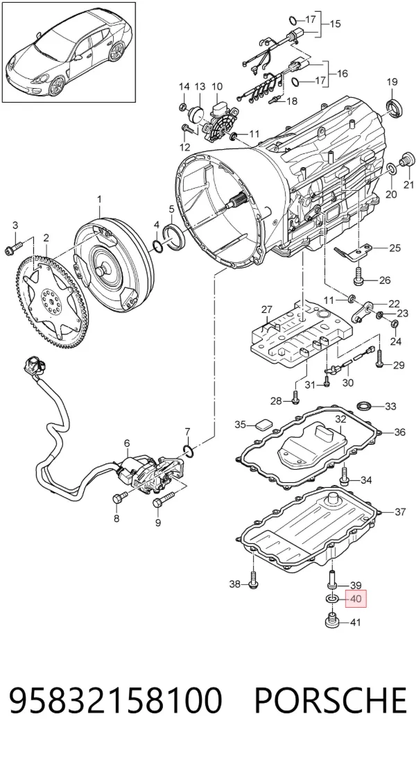  95832158100 Porsche