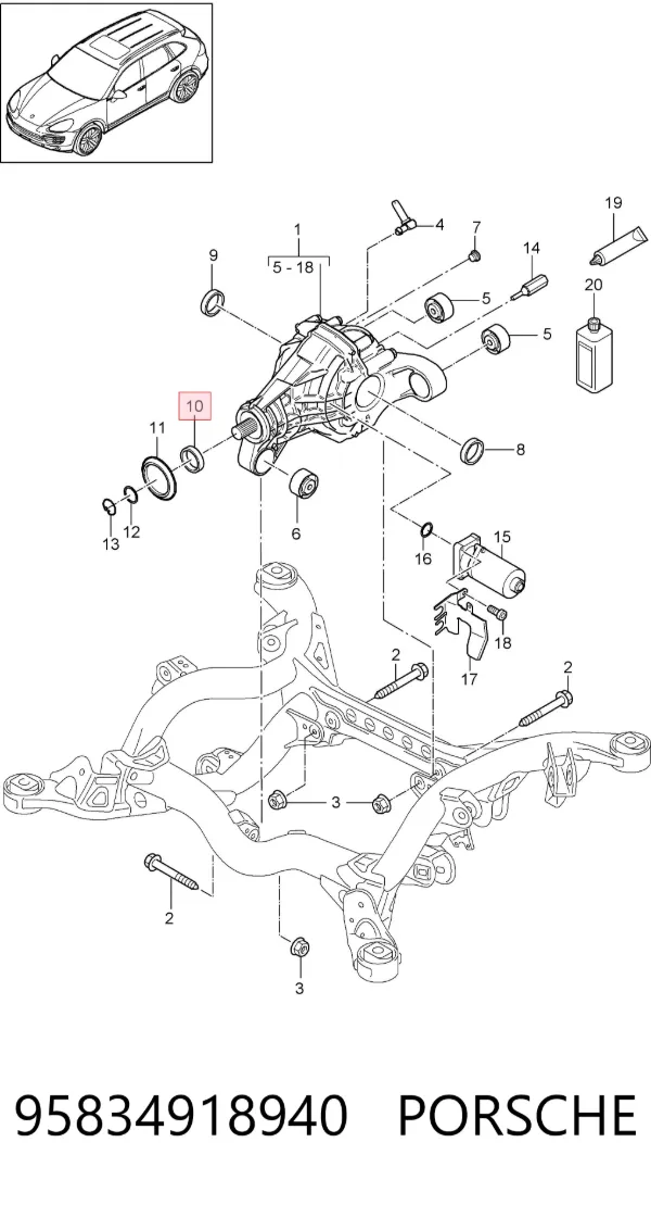  95834918940 Porsche