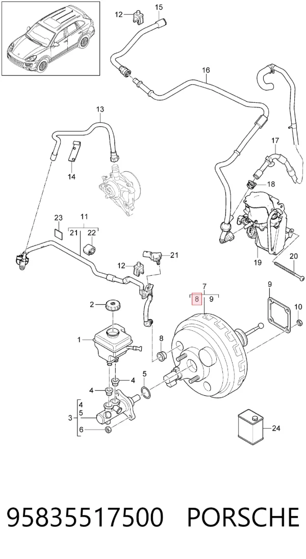  95835517500 Porsche