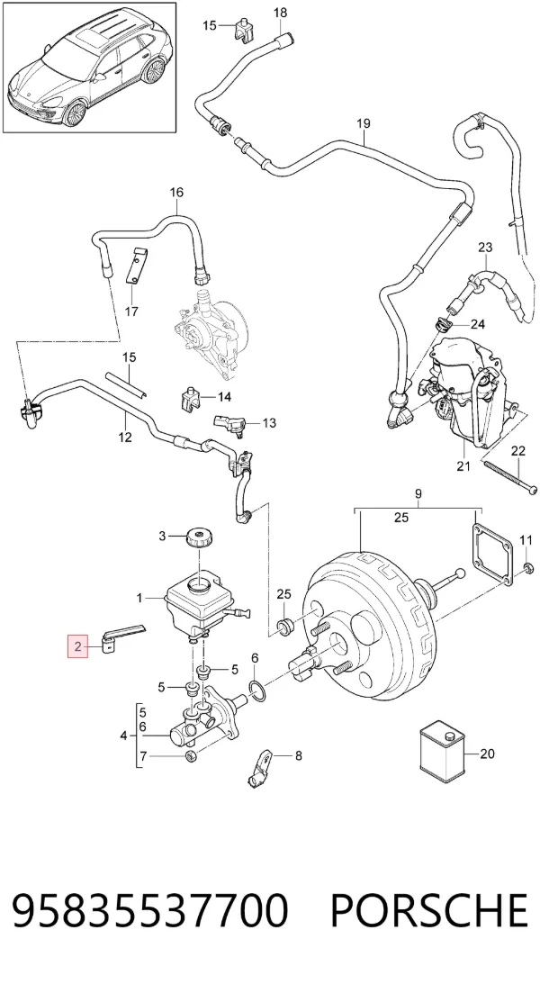  95835537700 Porsche