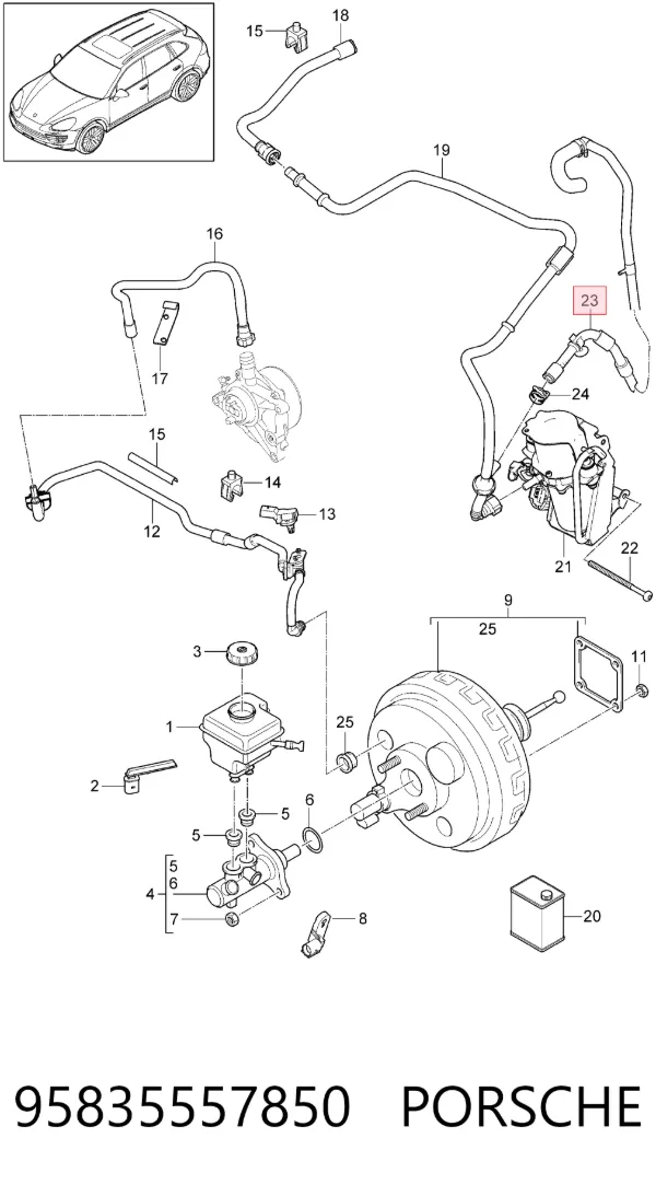  95835557850 Porsche