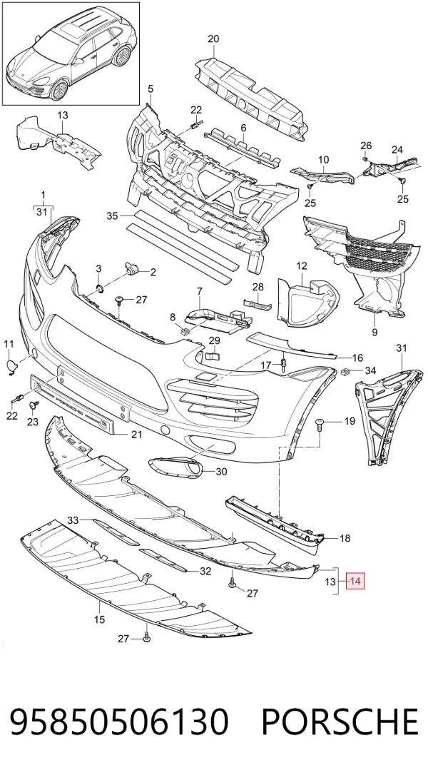  95850506130 Porsche