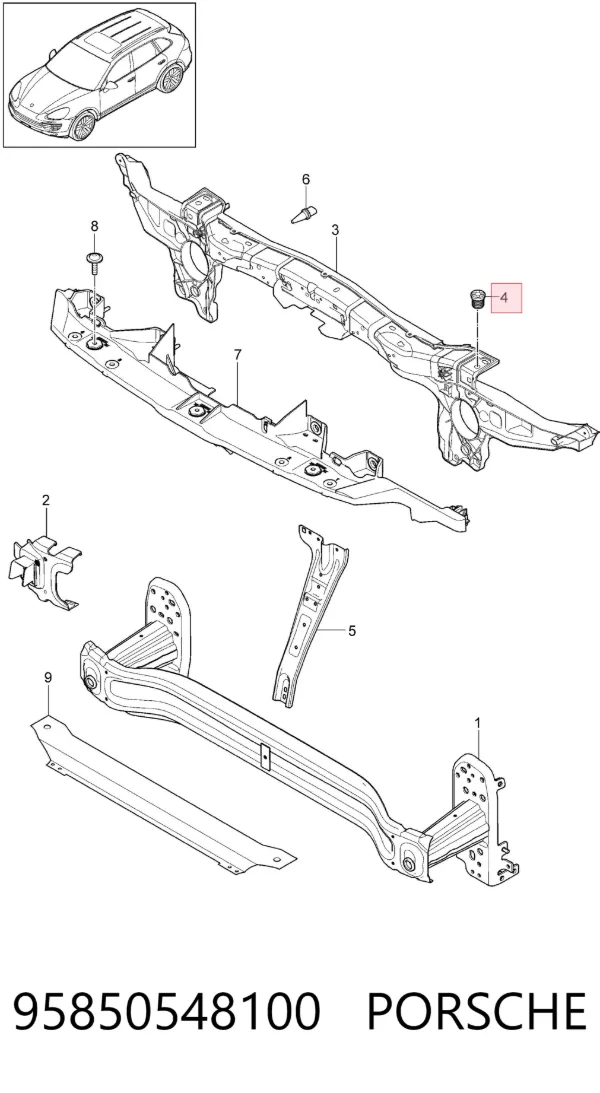  95850548100 Porsche