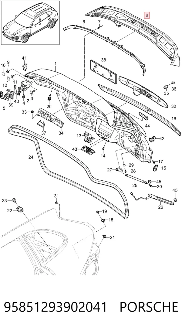  95851293902041 Porsche