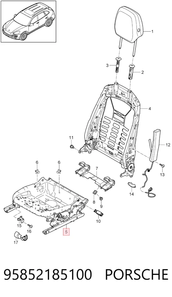  95852185100 Porsche