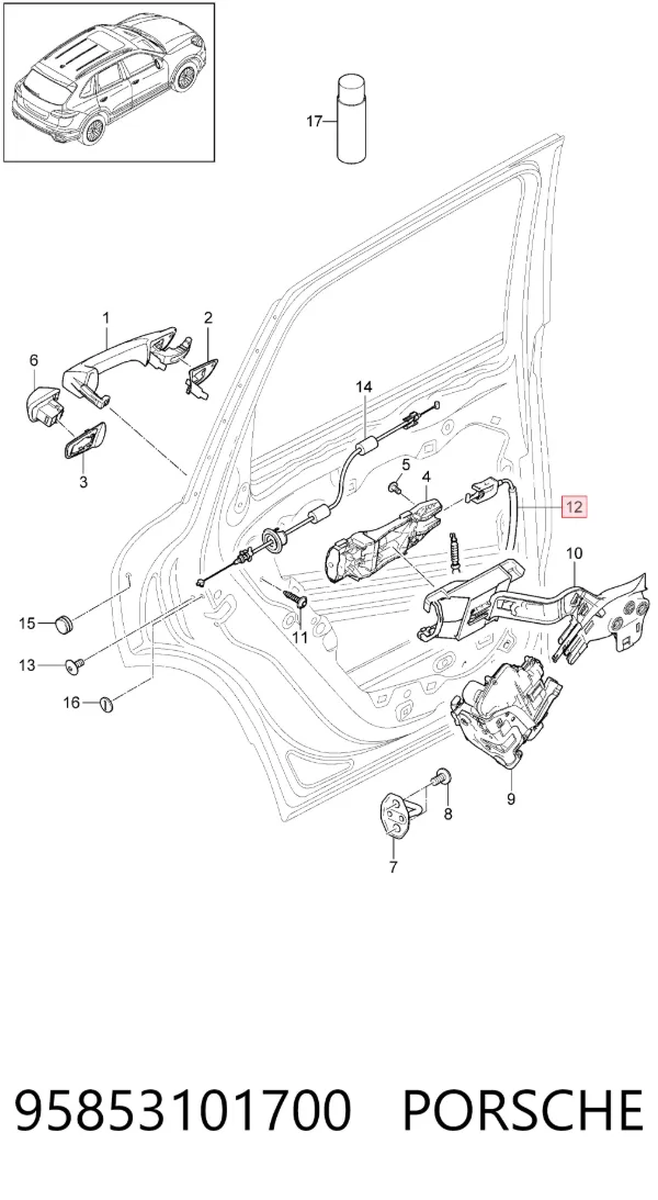  95853101700 Porsche