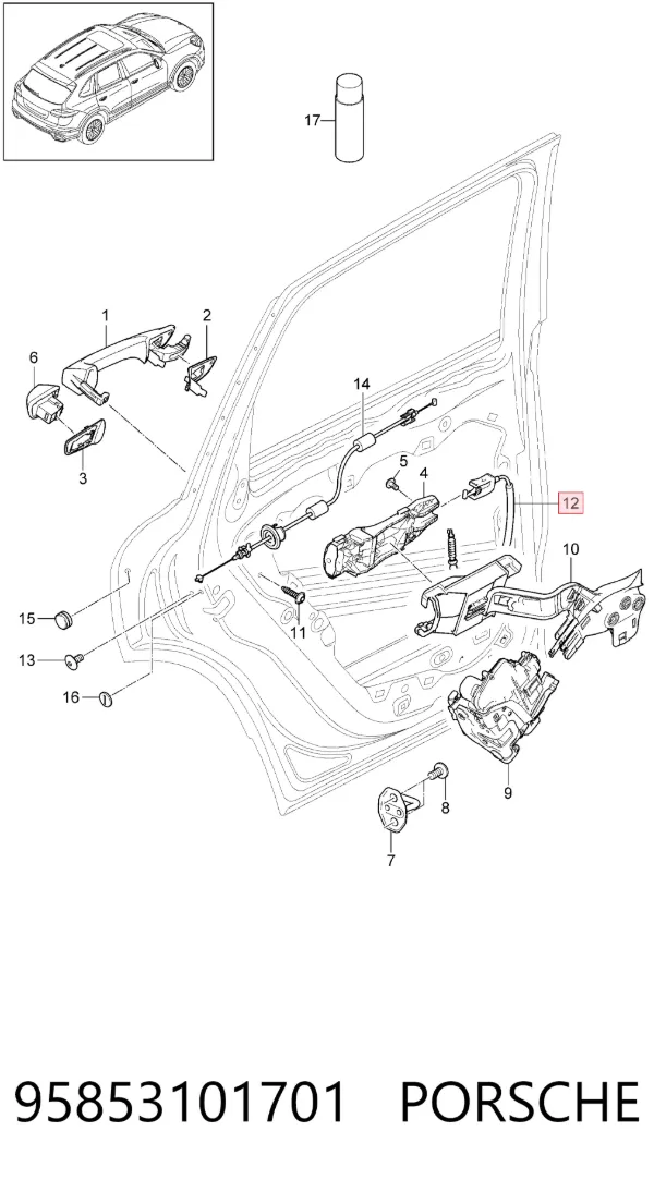  95853101701 Porsche