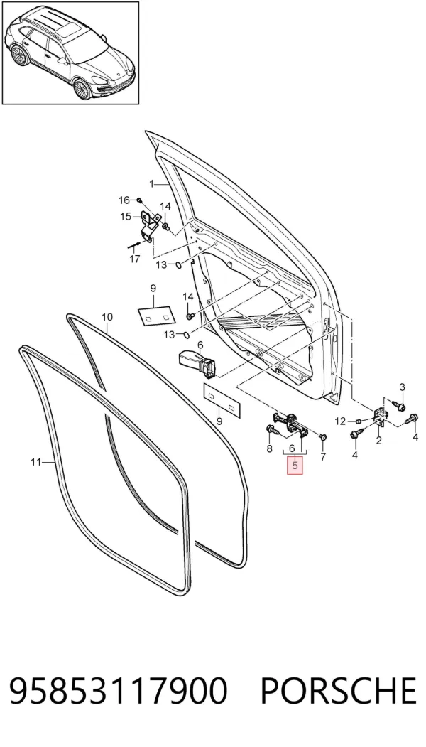  95853117900 Porsche