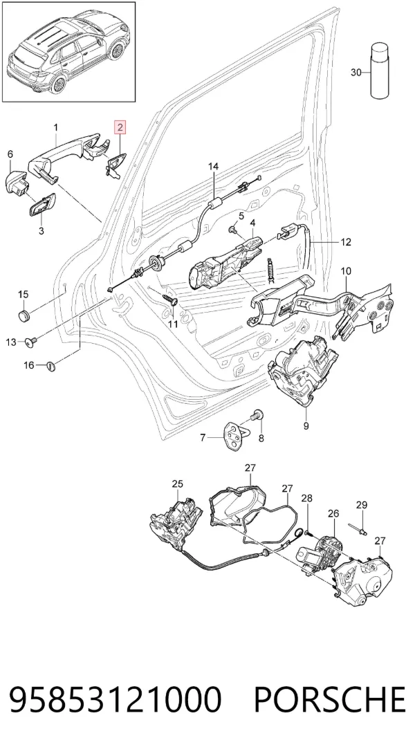  95853121000 Porsche