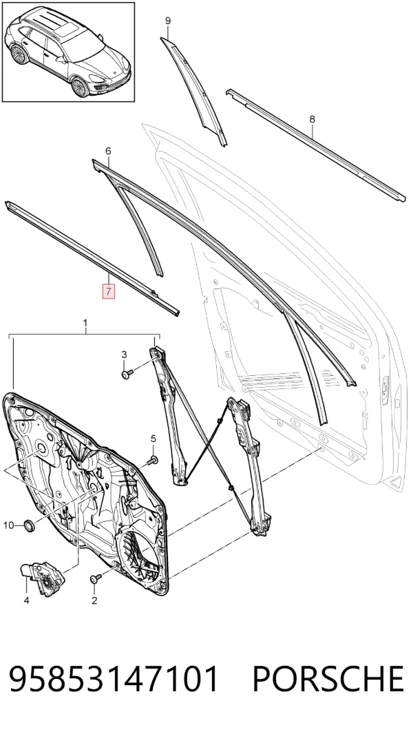  95853147101 Porsche