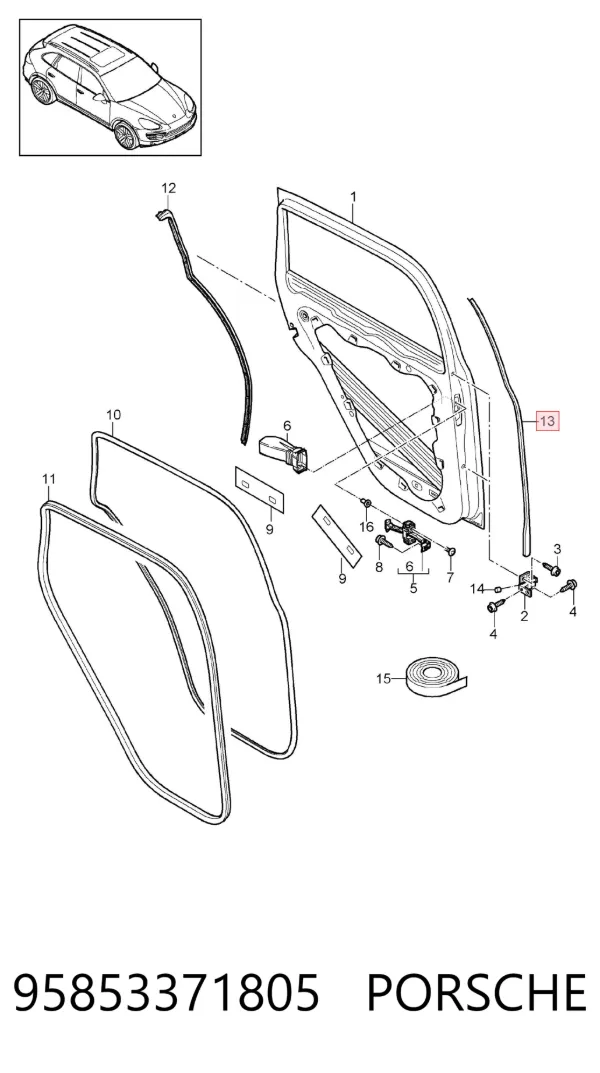  95853371805 Porsche