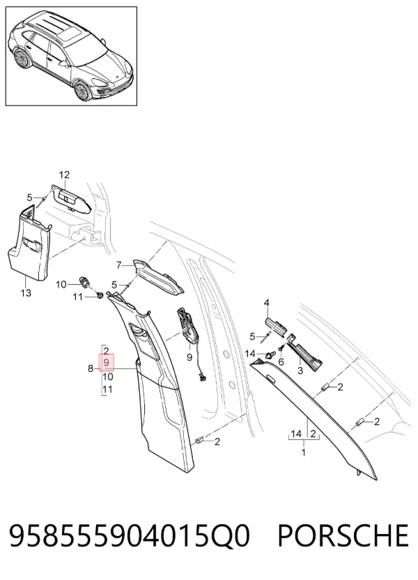 958555904015Q0 Porsche