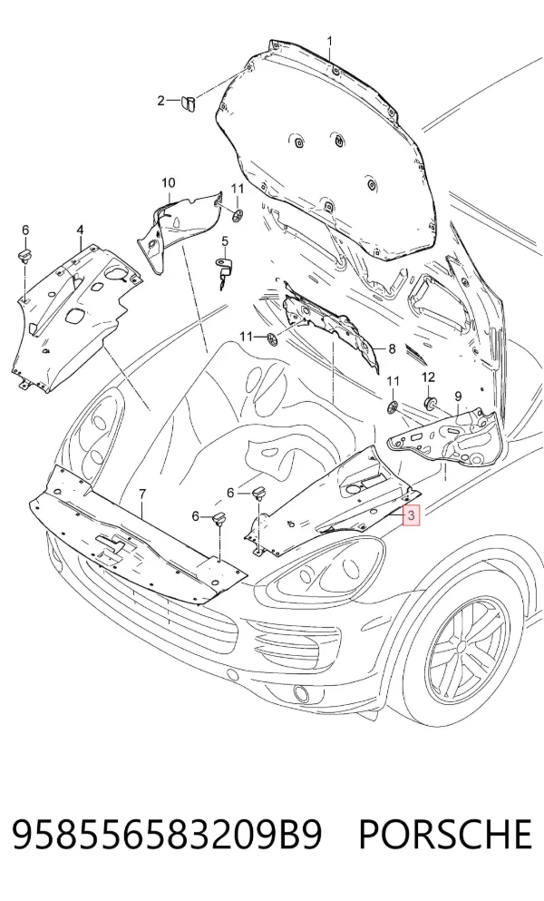  958556583209B9 Porsche