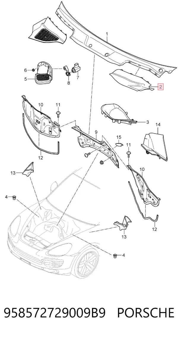  958572729009B9 Porsche