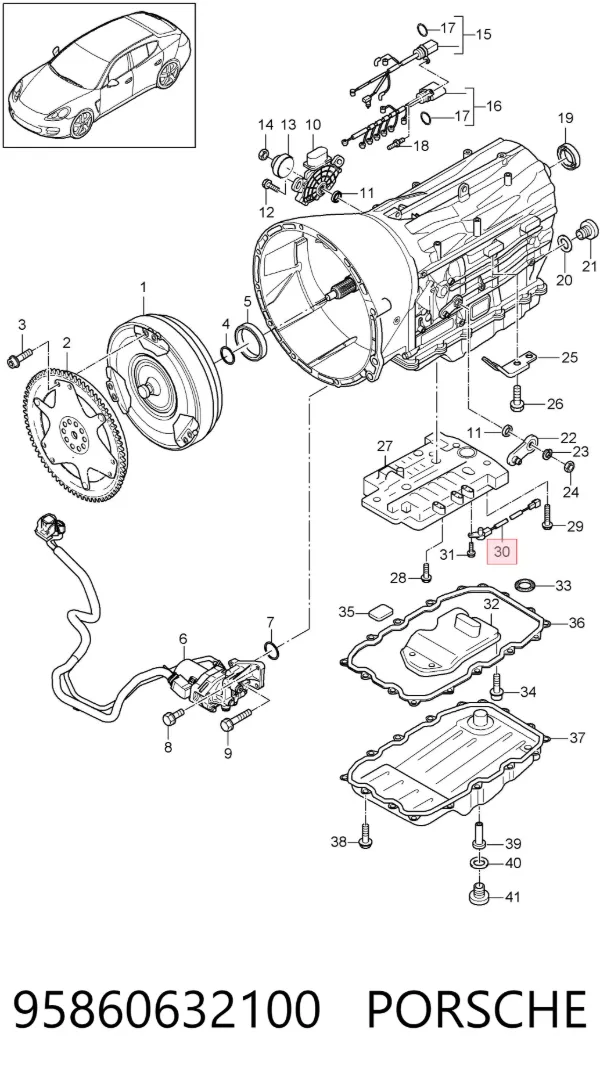  95860632100 Porsche