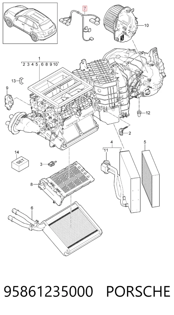  95861235000 Porsche